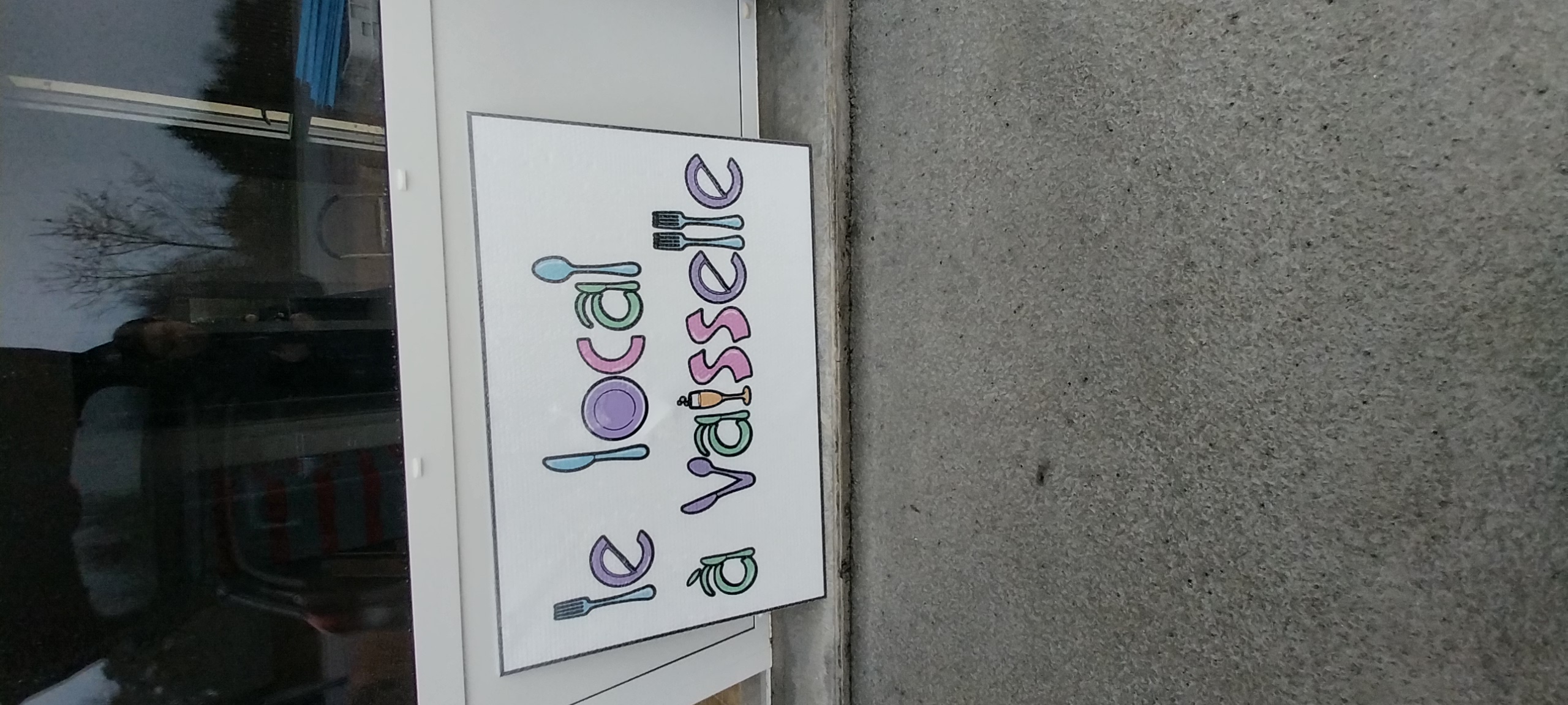 Arrivée de mon Enseigne!!